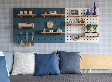 Set Of Two Pegboards Pegboard Wall Pegboard Decor Plywood Etsy
