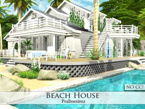 Best Sims Collection Sims 4 Beach House From Pralinesims