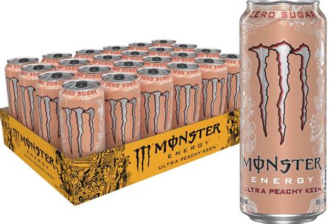 Buy Monster Energy Ultra Peachy Keen Sugar Free Energy Drink 16 Oz