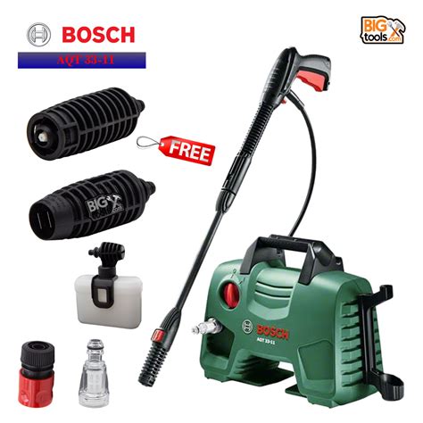 With the strong partnership with bosch malaysia, we provide full range of bosch power tools, high pressure cleaners and accessories. Bosch AQT 33-11 High Pressure Cleaner