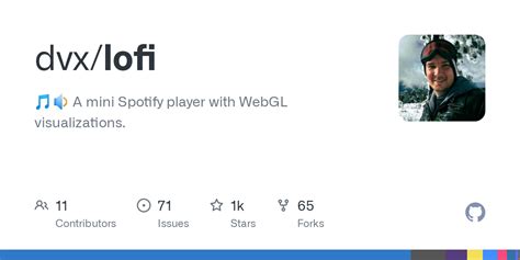 Github Dvxlofi 🔉 A Mini Spotify Player With Webgl Visualizations