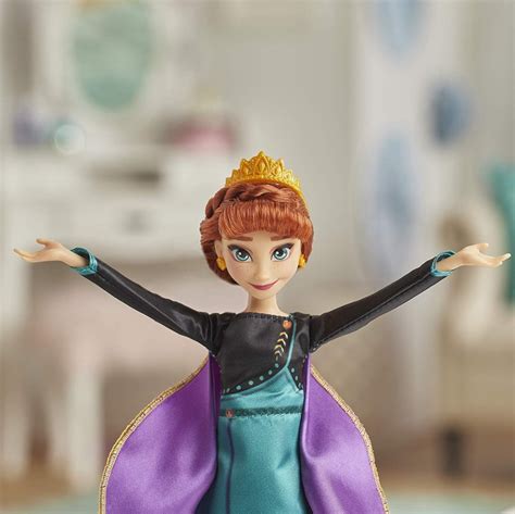 New Frozen Singing Dolls Elsa In White Dress And Anna Queen From Hasbro YouLoveIt Com