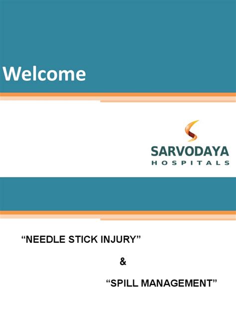 It is important to determine whether a. Needle Stick Injury & Spill Management.ppt | Hepatitis B ...