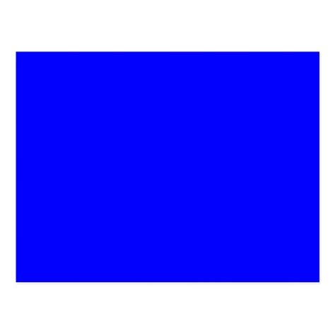 0000ff Hex Code Web Color Dark Vibrant Royal Blue Postcard
