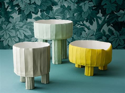 Ceramic Serving Bowl Tripod By Paola Paronetto Design Paola Paronetto