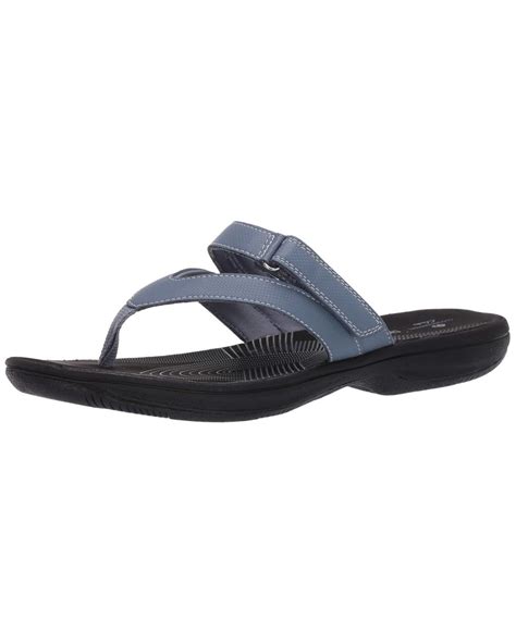 Clarks Brinkley Marin Flip Flop In Blue Lyst