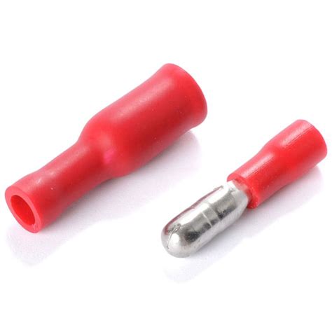 Bullet Connector Red For 18 22 Awg Wire Pcboardca