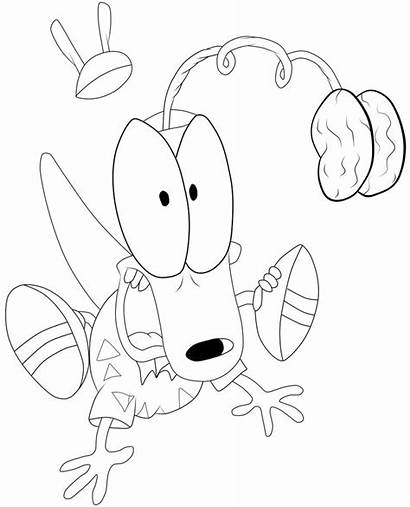 Coloring Modern Pages Rocko Cartoon Sheets Books