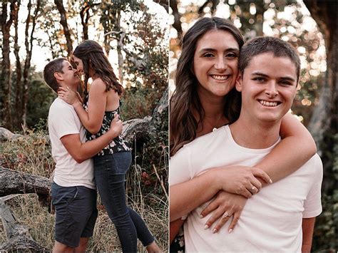playful romantic oregon summer hillside couple engagement session — nicole briann photo in 2020 ...