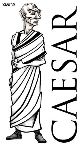 Caesar By Xavi Caricatura Media And Culture Cartoon Toonpool