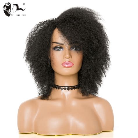 Afro Kinky Curl Synthetic Wig Afro Wigs Black Women Afro Hair