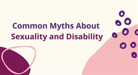 Common Myths About Sexuality And Disability Sexual Health Quarters