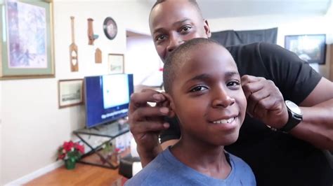 Giving My Son A Hair Cut Make Overhe Was So Happy Youtube