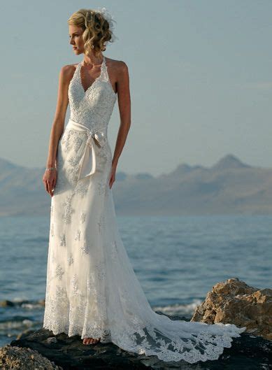 Slender Wedding Dress Halter Wedding Dress Summer Wedding Dress