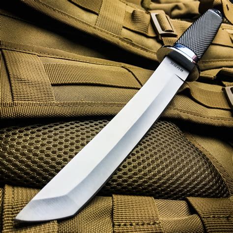 13 Tactical Bowie Survival Hunting Knife Military Combat Fixed Blade W