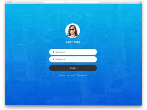 19 Login Bootstrap 4 Template Png