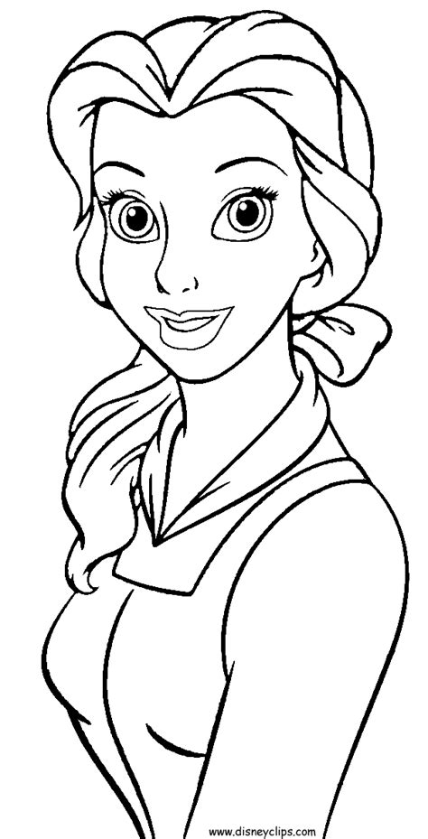 45 Belle Disney Coloring Pages For Adults