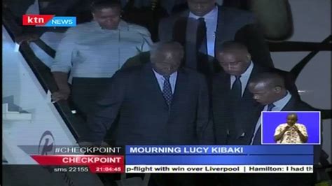 The Late Mama Lucy Kibakis Body Arrives At Jkia And Uhuru Declares 3 Days Of National Mourning