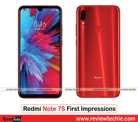 Redmi Note 7s First Impressions