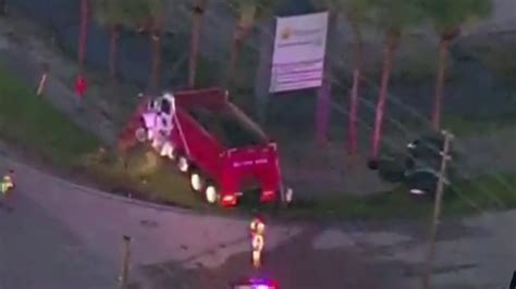 Dump Truck Involved In Fatal Crash Youtube