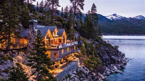 Dream House Lake Tahoe Rustic Luxury Mansion 17 Photos Suburban Men