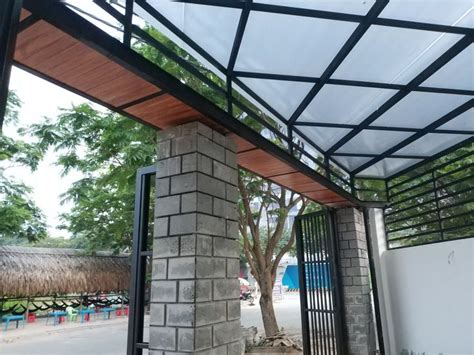 Entrance Gate Roof Modern