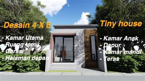 Renovasi Rumah Tiny House 4x6 Fasilitas Lengkap Buat Satu Keluarga