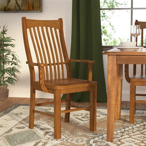 Loon Peak® Corwin Slatback Solid Wood Dining Chair And Reviews Wayfairca