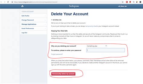 To delete your account, first log into instagram.com on the web. How to delete Instagram account