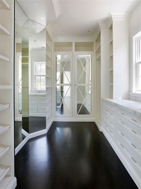 When you're looking for flooring options to cover concrete slabs, trust the professionals at 50 floor to guide you to the perfect product. Mirrored Doors - Transitional - closet - Markay Johnson ...