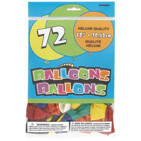 72 12 Assorted Balloons Good Times Party Supply