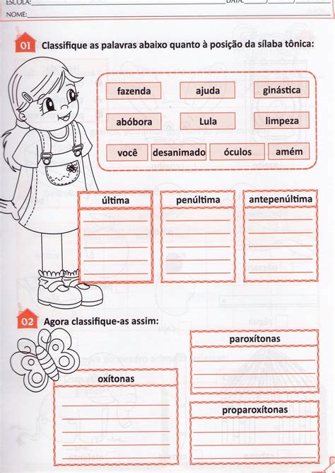 Atividade Sobre Acentuação Gráfica