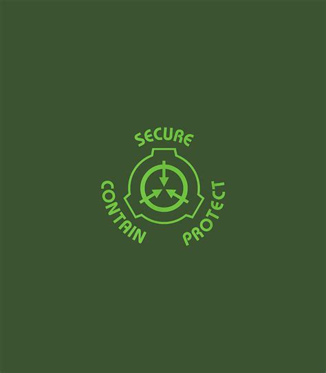 Scp Foundation Secure Contain Protect Tshirt Digital Art By Harbud