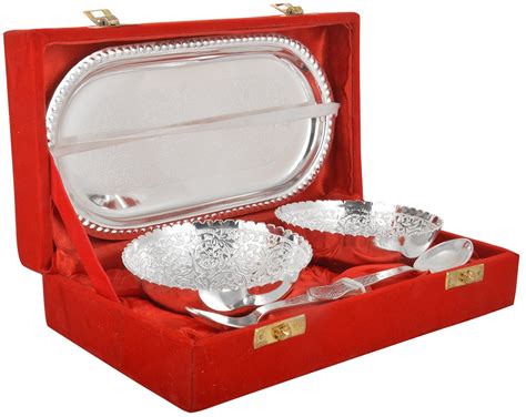 She also carries a gold or silver coin. Pure Silver Gift Items For Marriage (Indian Wedding) Below ...