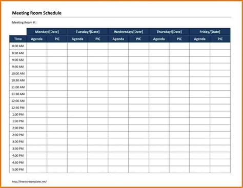 Schedule Templates Word | Schedule templates, Schedule ...