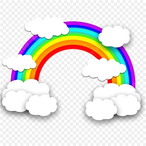 Rainbow Cloud Clipart PNG Images Clouds Cute Rainbow Clipart Clip Art