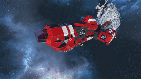 This tutorial covers how to build a ship to get to space using hydrogen thrusters in a relatively efficient manner. Big Red | Space Engineers Wiki | Fandom