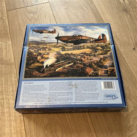 Nicholas Trudgian Gibsons 1000 Piece Jigsaw Puzzle Tangmere Hurricanes