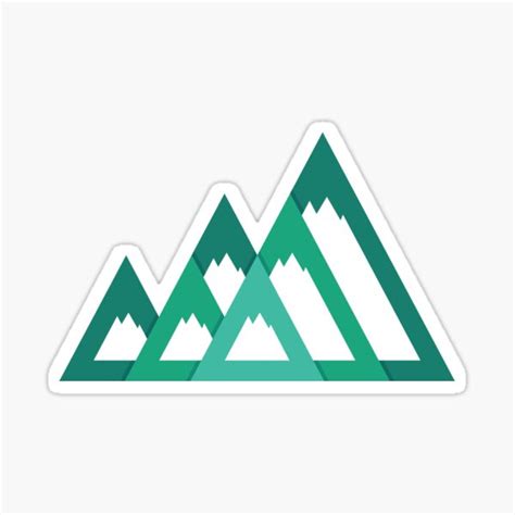 Mountains Sticker By Yanmos Redbubble
