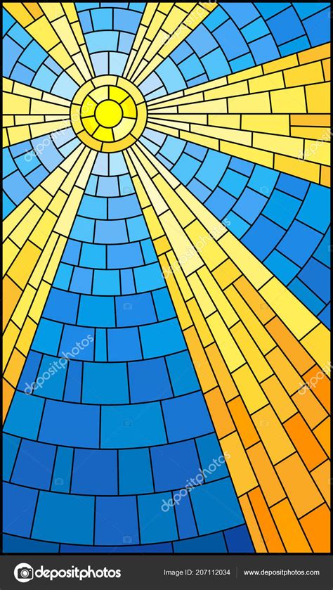 Stained Glass Sun Rays Glass Art Suncatchers Pe