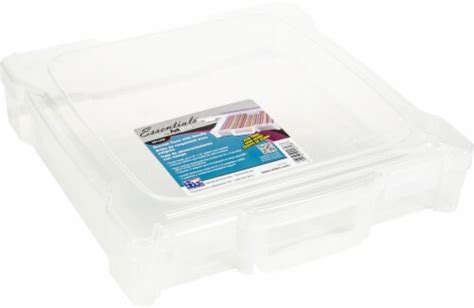 Artbin Essentials Box Whandle 12 X12 Translucent 1 Count Fred Meyer