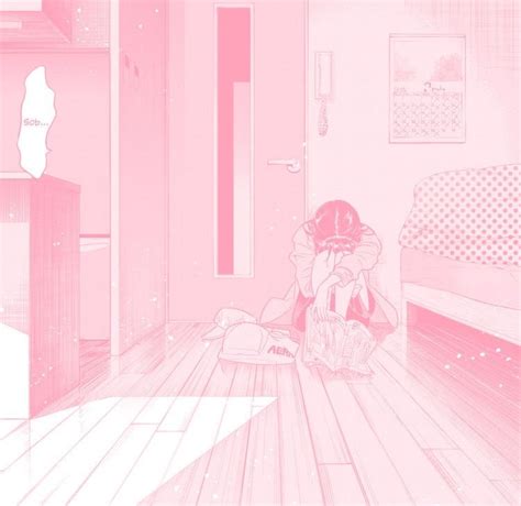 𝑁ℎ𝑎𝑤 Pastel Pink Aesthetic Anime Girl Pink Anime Wall Art