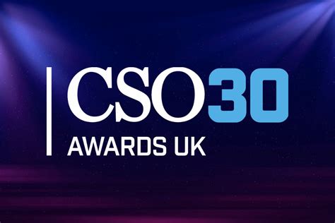 Cso 30 Uk Awards 2022 Opens For Entries Cso Online