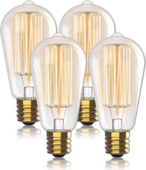 Vintage Incandescent Edison Light Bulbs 60w 4 Pack Ubuy India