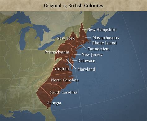 The Thirteen Colonies By Mrs Curtin