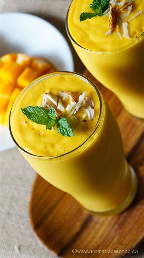 Mango Lassi Recipe Using Mango Pulp How To Make Mango Lassi Aromatic Essence