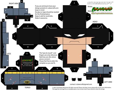 Cubeecraft De Batman Manualidades A Raudales