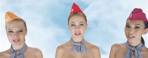 Kazakhstan Travel Companys Ad Featuring Naked Flight Attendants Pilots Sparks Online Debate