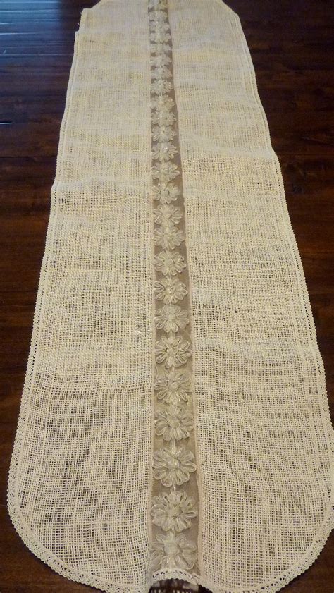 Sewing Our Sanity Burlap Table Runner