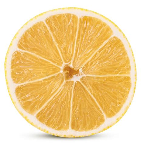 Ripe Lemon Cut In Half Stock Photo Image Of Lemon Stack 114774966